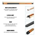 thumbnail image 6 of GSE Set of 4 Hardwood Billiard Pool Cue Sticks. 58" 2-Piece Maple Pool Stick 18/19/20/21oz Combo Set for Commercial, Bar/House Use, 6 of 8