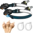 thumbnail image 1 of Headlamp Flashlight Rechargeable, 2-pack 1000 Lumen Zoomable Led Head Lamp , 270 Wide Beam 6 Modes Headlight With Motion Sensor, Adjustable Waterproof, 1 of 5