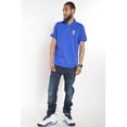 thumbnail image 7 of U.S. Polo Assn. Mens Slim Fit Short Sleeve Polo Shirt with Applique, Cobalt Blue/Yellow, Medium, 7 of 7