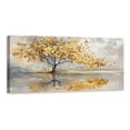 thumbnail image 1 of Cuadro Decogaleria Arbol Dorado Abstracto Moderno 140x70 Cm., 1 of 4
