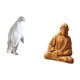 thumbnail image 5 of Escultura de corazón de pingüino, estatua de resina coleccionable, figura de Jesús , adorno decorativo para inauguración de la casa, dormitorio, 5 of 8
