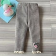 thumbnail image 2 of EnJoCho Winter Warm Pants Girls Toddler Kids Baby Girls Cotton Lined Warm Strawberry Leggings Knitted Pantihose Stretchy Basic Ankle Length Pants Pantyhose for Winter Stocking, 2 of 4