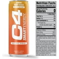 thumbnail image 6 of C4 Smart Energy Drink, Peach Mango Flavor, Zero Sugar, Carbonated, 12 oz can (12 Pack), 6 of 7