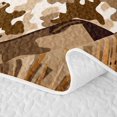 thumbnail image 5 of Homewish Vintage Labrador Retriever Quilt Full,Camo Dog Full Bedspread Sets,Brown,3pcs, 5 of 7