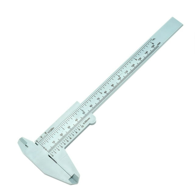 Regla de la ceja VERNIER CALIPER CALIPER PERMANENTE PERMANENTE MEDIDA MEDIDA STENTILLA GUÍA DE PLANTACIÓN DE DOBLE ESCALA ACCESORIOS DE MEDICIÓN tholdsy CE001452-00