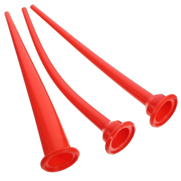 STOBOK 3pcs Extended Caulk Applicator Red Rubber Fine Operations Construction