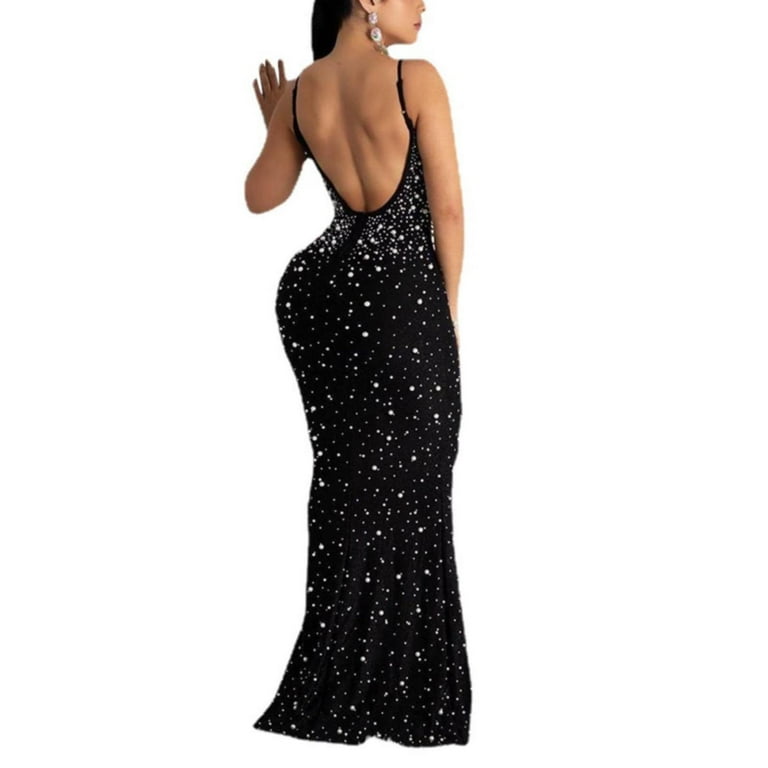 Rrunsv Party Dresses for Women Elegant Classy Women's Elegant Sleeveless Off Shoulder Bodycon Long Formal Party Evening Dress Black,M - Walmart.com Rrunsv Party Dresses for Women Elegant Classy Women's Elegant Sleeveless Off Shoulder Bodycon Long Formal Party Evening Dress Black,M - Walmart.com