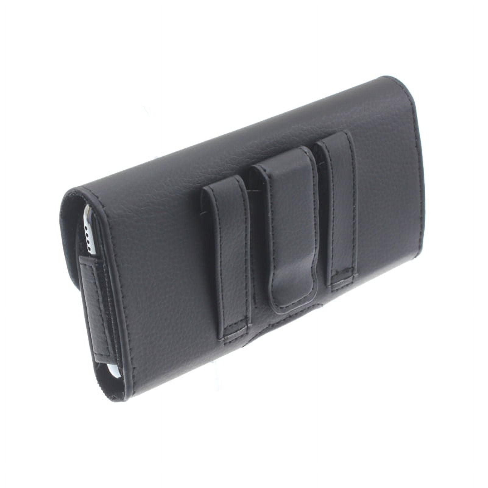 Case Belt Clip w Fast Car Charger - Leather Holster Cover and USB-C DC Socket Adapter for Motorola Revvlry Plus, Edge Plus, Moto G7,G Stylus,Power,(2020) - OnePlus 5T, 6T, 8, 6, 5G UW - G1A
