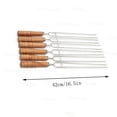 thumbnail image 2 of EQWLJWE Household Essentials Tools Home Improvement,6 Stainless Steel Bbq Skewers, 2 of 7