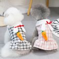 thumbnail image 3 of Plaid Princess Pet Dress Soft Texture Cute Pet Dogs Autumn Dress for Royal Style, 3 of 8