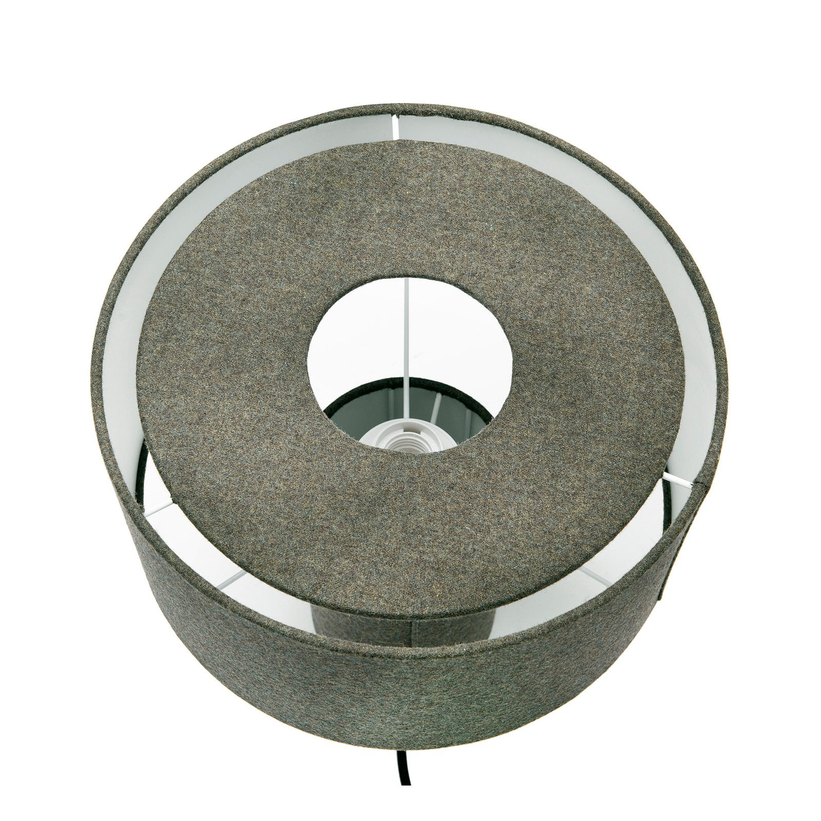 Grey Wool Blend Table Lamp by Sprinkle & Bloom