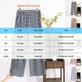 thumbnail image 5 of vdgthytj Womens Striped Pajama Pants Soft Elastic Waist Wide Leg Lounge Bottoms Trousers Sleepwear with Pockets, 5 of 5