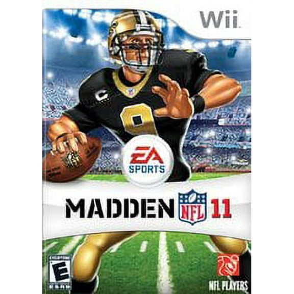 Restored Madden NFL 11, Nintendo Wii , EA Sports, Physical Format, Nintendo Wii, Sports Game, Parental Controls, 4 Offline Players