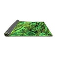 thumbnail image 2 of Ahgly Company Indoor Square Oriental Green Industrial Area Rugs, 7' Square, 2 of 4