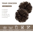 thumbnail image 2 of BARSDAR Extension de Chignon 100 % Cheveux Humains - 2 Pcs Chignon en Cheveux Humains Réels Pièces de Cheveux Chignon Bruns Extensions pour Femmes - Chouchous Chignon en Cheveux Humains Réels Chignons Quotidiens - Br, 2 of 7