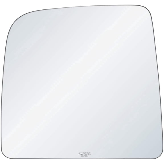 exactafit 8146L Driver Side Mirror Upper Glass Replacement Fits 2004-2015 Nissan Titan Left Hand 3m Adhesives