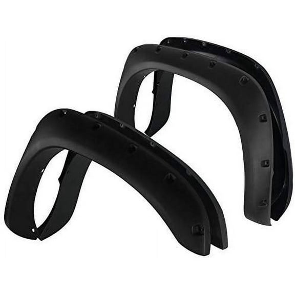 Widen Fender Flare Black Paintable Wide Pocket Made For And Compatible With 2002 - 2009 Dodge RAM 1500 2500 3500 02 03 04 05 06 07 08 09