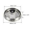 thumbnail image 2 of Uxcell 3-1/8" Cable Hole Cover Desk Grommet for Wire Organizer Zinc Alloy Brushed Silver 1pcs, 2 of 3