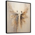 thumbnail image 2 of Designart "Minimalist Fantasy Realms I" Fairies Floater Framed Canvas Wall Art, 2 of 5