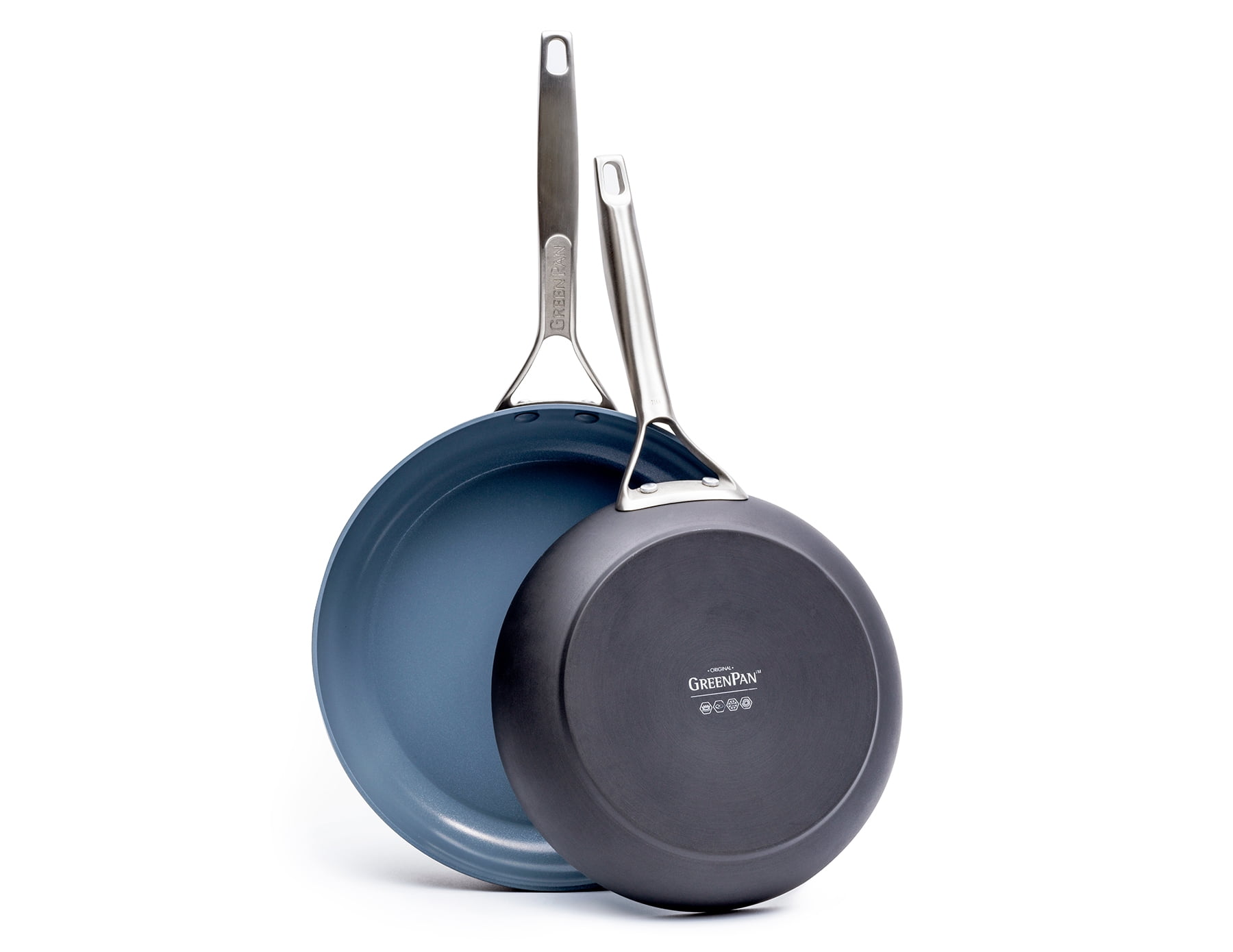 GreenPan Paris Hard Anodized 10 and 12 Inch Frypan Set