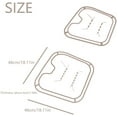 thumbnail image 2 of Car Seat Cushion, Soft Comfortable Memory Foam Front Seat Pads for Cars, Office, Universal Fit Design, 2 of 8