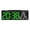 Black Green, variant on USB digital alarm clock with temperature dual alarm snooze auto dimming 12/24 hour date/day DST, timer LED table clock for home
