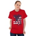 thumbnail image 5 of 4th of July Patriotic Skateboard Unisex Plus Fleece Graphic Sweatshirt Brisco Brands 2X, 5 of 6