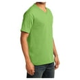 thumbnail image 4 of Yellow Rooster Men's Core Cotton V-Neck T-Shirts Lime M, 4 of 6