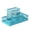 Blue, variant on Four-grid pen holder storage box desktop office supplies multi-functional creative combination stationery office supplies