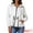White, variant on Zipper Lightweight Hiking Hooded Windbreaker Raincoat S White