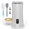 thumbnail image 1 of Máquina eléctrica Milk Frother para hacer espuma fría, 240 ml, 4 en 1, color blanco, 1 of 7
