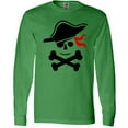 thumbnail image 3 of Inktastic Pirate Skull and Cross Bones Long Sleeve T-Shirt, 3 of 5