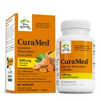 Terry Naturally CuraMed 500 mg Vegan - 60 Capsules - Superior Absorption BCM-95 Curcumin Supplement
