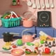thumbnail image 2 of Utensilios de cocina para niños, juguetes educativos, juego de simulación, corte, juego de comida en miniatura, olla, sartén, regalo para niños, 2 of 3