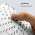 thumbnail image 7 of hansgrohe 04541820 Brushed Nickel Select E 120 AIR 3-Jet SAM Showerhead Set, 7 of 7