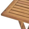 thumbnail image 6 of GDF Studio Baxley Outdoor Acacia Wood 5 Piece Dining Set, Teak, 6 of 12