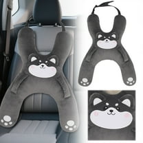 Kids Travel Sleeping Pillow with H-Shaped Belt Cushion for Children's Neck and Back Support on Car Plane Train Rides