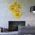 thumbnail image 2 of River's Room Sign Vintage Crossing Zone Xing | Indoor/Outdoor Plastic | 12" Tall rustic kids bedroom decor door children's name boy girl, 2 of 3