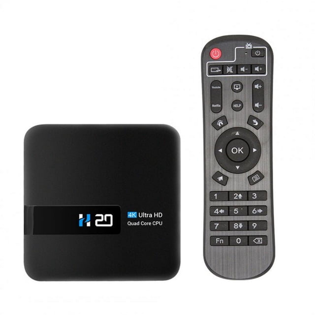 H20 4k Media Player Surround Sound Digital Player 1GB RAM 8GB ROM for Android 10.0 TV Box US Plug