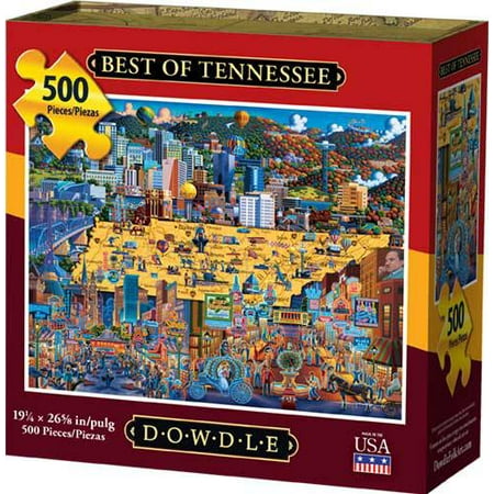 Best Jigsaw Puzzle - Dowdle Jigsaw Puzzle - Best of Tennessee - 500 Piece