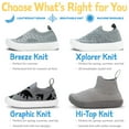 thumbnail image 6 of JAN & JUL Kids' Slip on Shoes for Girls and Boys, Casual Cute Knit Sneakers (Khaki, US Size 12), 6 of 7
