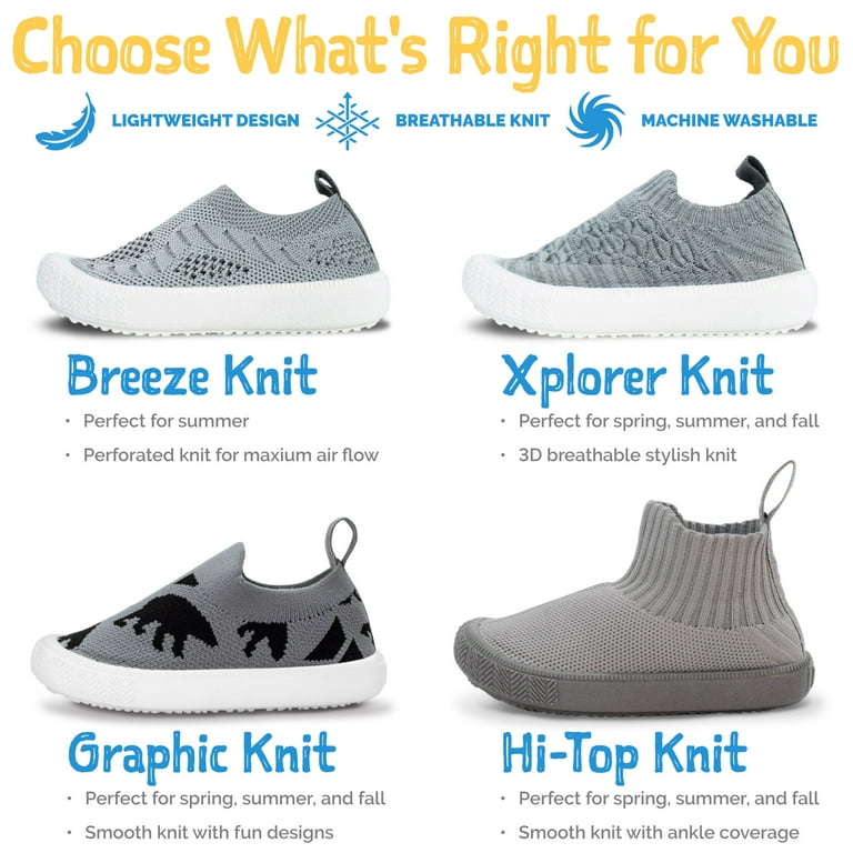 Jan & Jul Graphic Knit Shoes - Triceratops Jan & Jul Graphic Knit Shoes - Triceratops