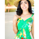 thumbnail image 4 of VESTIDO LARGO DE MUJER STRETCH DE ESTAMPADOS PRIMAVERALES, 4 of 5