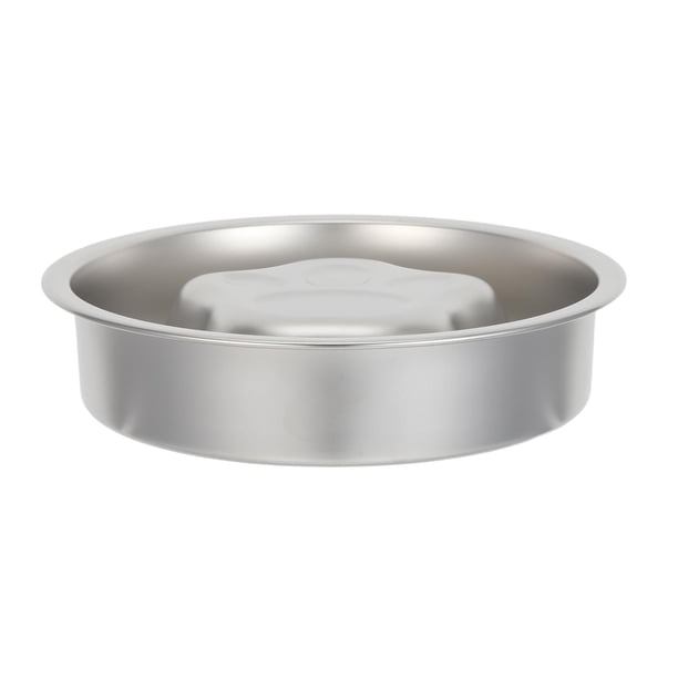 BESTYASH Plato De Alimentación Para Perros De Inoxidable Con Antideslizante Y Lento