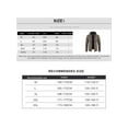 thumbnail image 5 of hirigin Men Casual Sweater Hoodie, Solid Color Hooded Long Sleeve Full-Zipper Sweater Outwear, M/L/XL/XXL/XXXL/XXXXL, 5 of 5