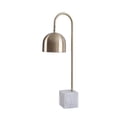 thumbnail image 2 of kenroy home maverick chromewith white marble base desk lamp, 2 of 2