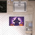 thumbnail image 4 of Halloween-themed Door Mats Wear-Resistant Witch Cat Pumpkins Cute Kitten Porch Mat Halloween Night Scary Cat Entrance Mats for Entryway Patio Kitchen Deco (19.7"x31.5"), 4 of 5