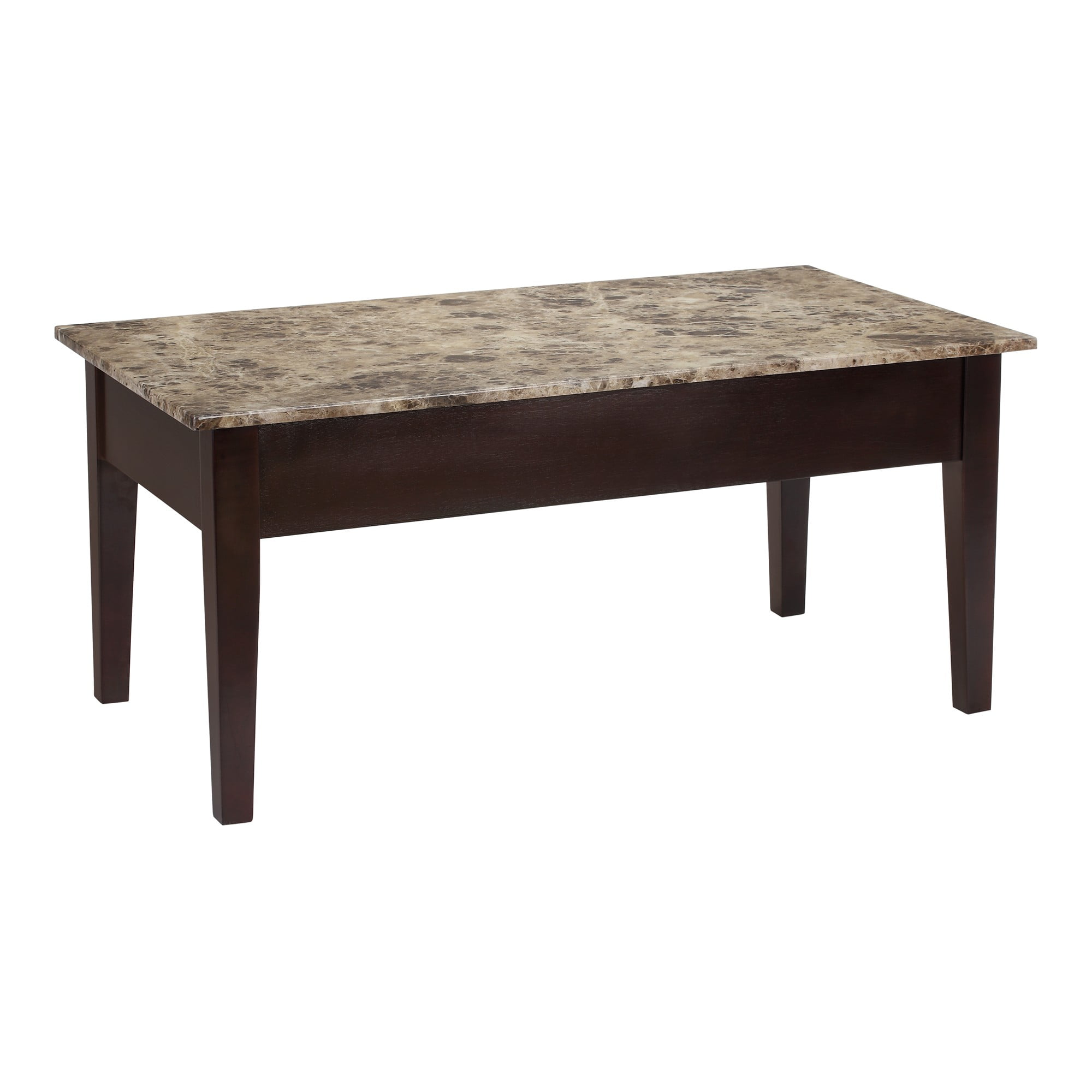 Dorel Living Faux Marble Lift Top Coffee Table with