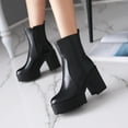 thumbnail image 2 of jovati Womens Winter Thick Bottom Waterproof Platform Thick High Outdoor Short Knight Boots, 2 of 9