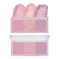 thumbnail image 1 of Soy Meme Palette - Colorete de té de la tarde | Blossom Tea Blended Cool Tone Blush para mejillas, rosa suave, melocotón, lavanda, paleta de 3 tonos, rubor en polvo mate para cara y mejillas, 0,4 oz, 1 of 5